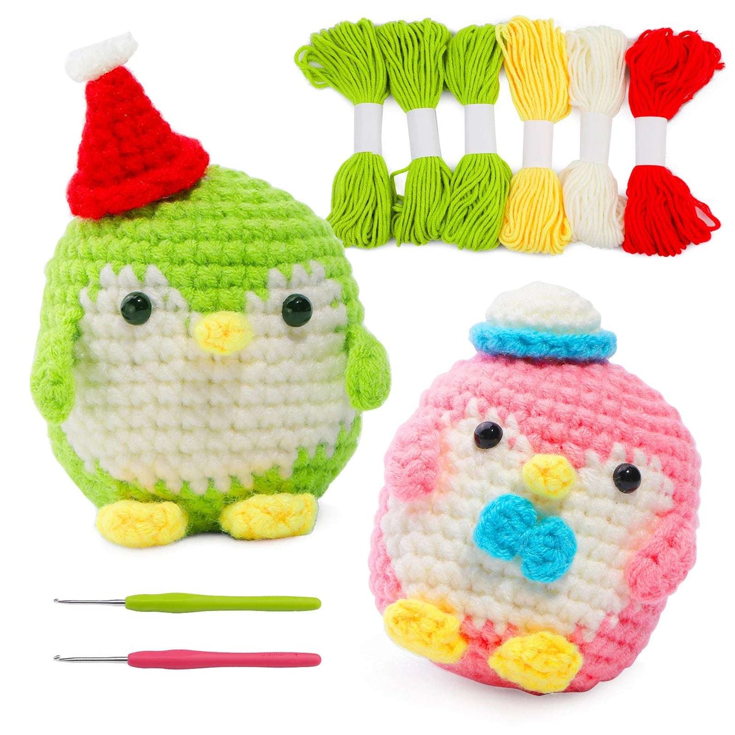 🐧 DIY Penguin Crochet Kit – All-in-One Starter Set for Beginners